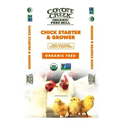 Organic Chick Starter and Grower Feed, 50-Lbs.