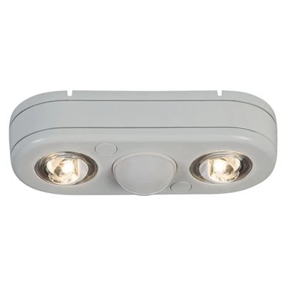 Motion LED Flood Light, Twin Head