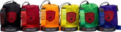 Hammock Trunk Straps for Tree Attachment, Adjustable Length, Durable Material