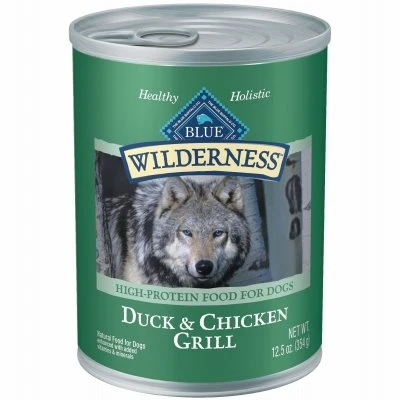 Duck/Chicken Grill Dog Food, 12.5 oz. Can