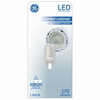 LED Light Bulb, T4, Warm White, Frosted, Non-Dimmable, 170 Lumens, 2.5-Watts