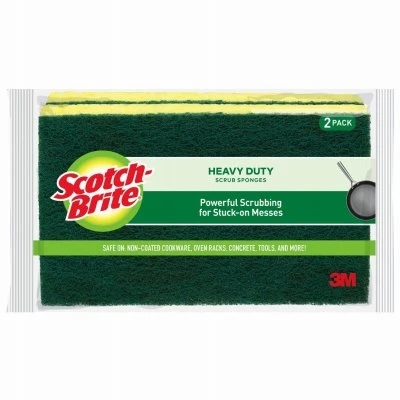 Heavy Duty Scrub Sponge, 2-Pk.