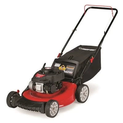 Gas Powered Lawn Mower 3-in-1 with 140 Cubic Centimeter Engine and 21 Inch Cutting Width