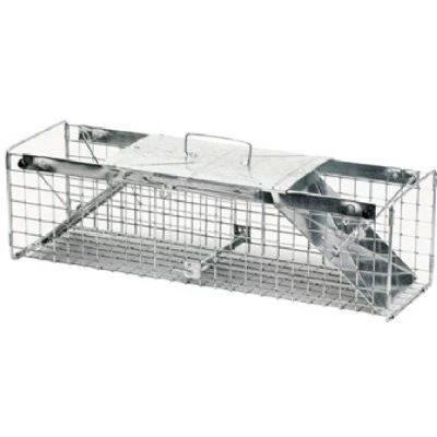 Live Animal Cage Trap, 24 x 7 x 7-In.