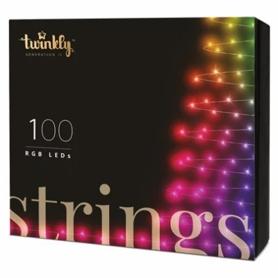 Smart LED Twinkly String Lights with App Control, 15 Million Colors, 100 Count