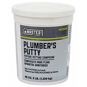 Plumber's Putty, 3-Lb.