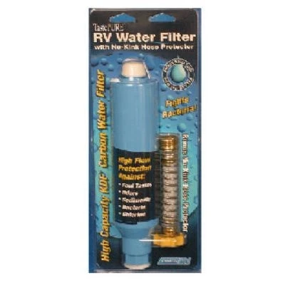 RV Water Filter With Flexible Hose Protector