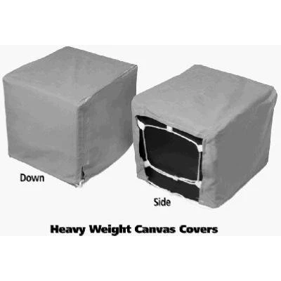 Canvas Evaporative Cooler Cover, Down Discharge, 34 x 34 x 36-In.