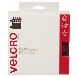 Velcro Sticky Back Tape, Red, 3/4-In. x 15-Ft.