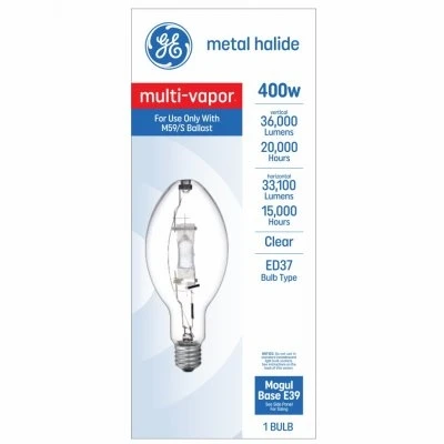 GE 400W CLR Halide Lamp