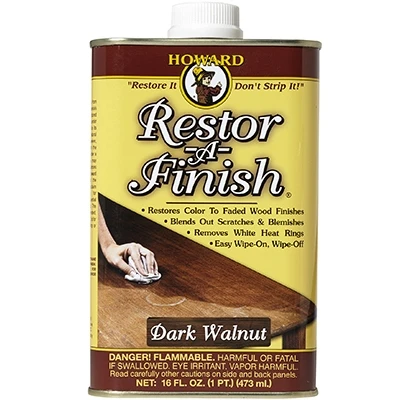 Restor-A-Finish Dark Walnut Wood Finish 16 Ounce Bottle