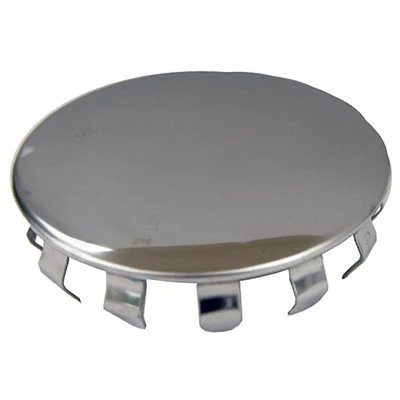 Snap-In Stainless Steel Sinkhole Cover, 1 and 1/2 Inch Diameter