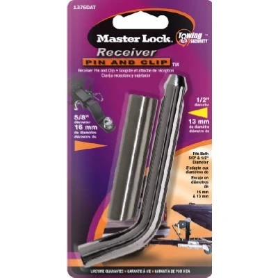 1376dat Receiver Pin & Clip, Fits 1/2" & 5/8" Receivers, Steel