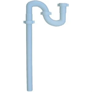 1.5-Inch PVC Pipe Fittings S-Trap for Plumbing Drainage Systems