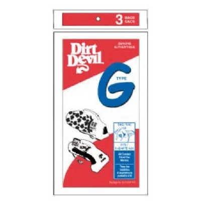 Dirt Devil Style  G  Hand Vacuum Cleaner Bags, 3-Pack