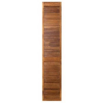 Bi-fold Closet Door, Full Louver Design, Stainable Pine, 30 X 80 X 1-1/8-inch