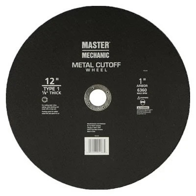 12-inch Metal Portable Saw Cutoff Wheel - High Speed Cutting Tool