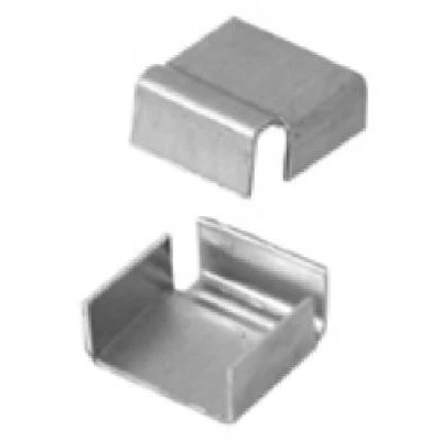 Spreader Bar Clips, Mill Finish, 5/8-In., 100-Pk.