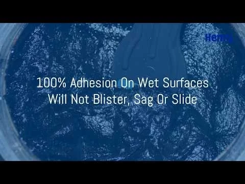 Wet Patch Rubberized Roof Cement, 11 Ounce Cartridge for Waterproofing and Repairs