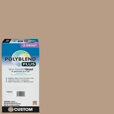 Polyblend Plus Non-Sanded Grout, Haystack Color, 10 Pound Bag