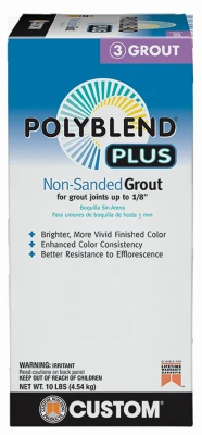 Polyblend Plus Non-Sanded Grout, Arctic White, 10 Lb.