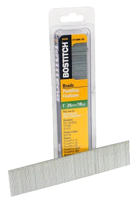 Brads, 18 Gauge, 1 In., 1,000-Ct.