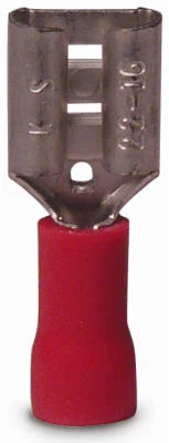 Female Disconnect, Vinyl Insulated Barrel, 22-18 AWG, 21-Pk.