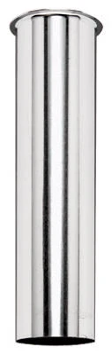 Sink Tail Piece Drain Pipe, Chrome Plated, 22 Gauge, 1-1/2 x 4 In.