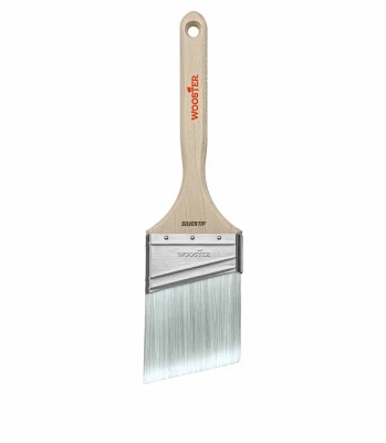 Silver Tip Angle Sash Paint Brush 3 Inch High Quality Bristles Durable Handle