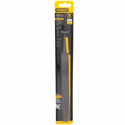 Single-Cut Flat Mill Bastard File, 8 In.