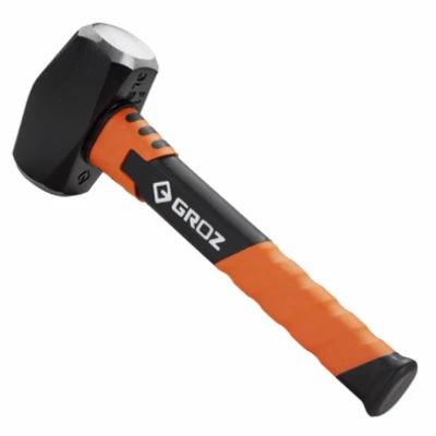3 Pound Drilling Hammer with 11 Inch Fiberglass Handle for Durable Construction Use