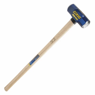 10 Pound Sledge Hammer with Steel Head and 36 Inch Hickory Handle
