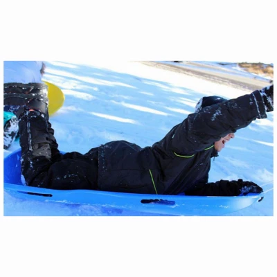 Red Xtreme Toboggan Snow Sled, Durable 48 Inch Plastic Construction