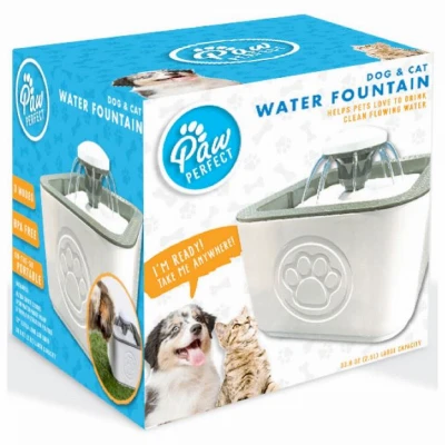 Dog & Cat Filtered Water Fountain With Filtration System - Model 7895