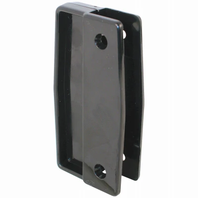 Sliding Screen Door Pulls, Black Plastic, 2-Pk.