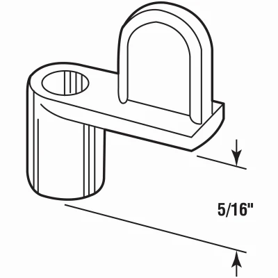 Diecast Window Screen Clips, 5/16 In., 8-Pk.