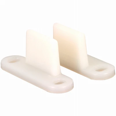 Sliding Closet Door Floor Guides, Any Size Door, Nylon, 3/4 In. Tall, 2-Pk.