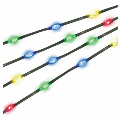 300 Led Micro Dot Tube Lights, 8 Function, Multicolor, 50-ft. With Green Wire