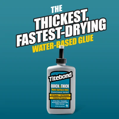 Quick and Thick Adhesive Glue, 8 Ounce Bottle