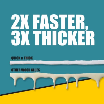 Quick and Thick Adhesive Glue, 8 Ounce Bottle