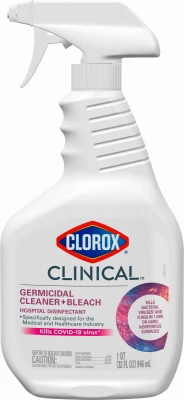 Clinical Germicidal Cleaner + Bleach Spray, 32 oz.