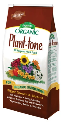 ESPOMA ORGANIC Plant-Tone Plant Food, 5-3-3 Formula, 4 Lbs.