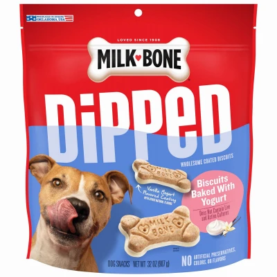 Dipped Dog Biscuits Baked With Vanilla Yogurt, 32-oz.