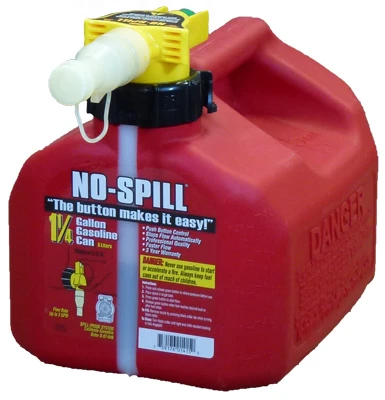 Gas Can, CARB Compliant, Red, 1-1/4 Gallons