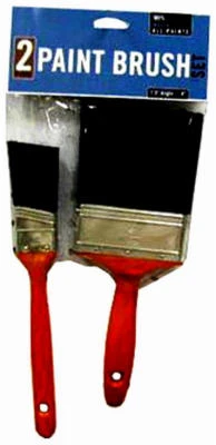 2 Piece Polyester Bristle Paint Brush Set for Smooth and Durable Finishes