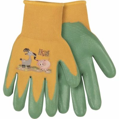 Kid's Medium Size Nylon Gloves Assorted Colors Durable and Comfortable