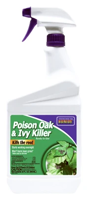 Poison Oak & Ivy Killer for Home Gardening, Fast-Acting Formula Kills the Roots, 32 oz. Spray