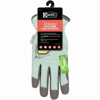 Women's Gray Suede Gloves Size Large