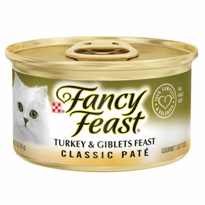 Classic Turkey & Giblets Canned Cat Food, 3 oz.