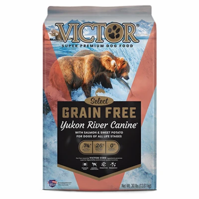 Yukon River Salmon & Sweet Potato Grain-Free Dry Dog Food, 30 Lbs.